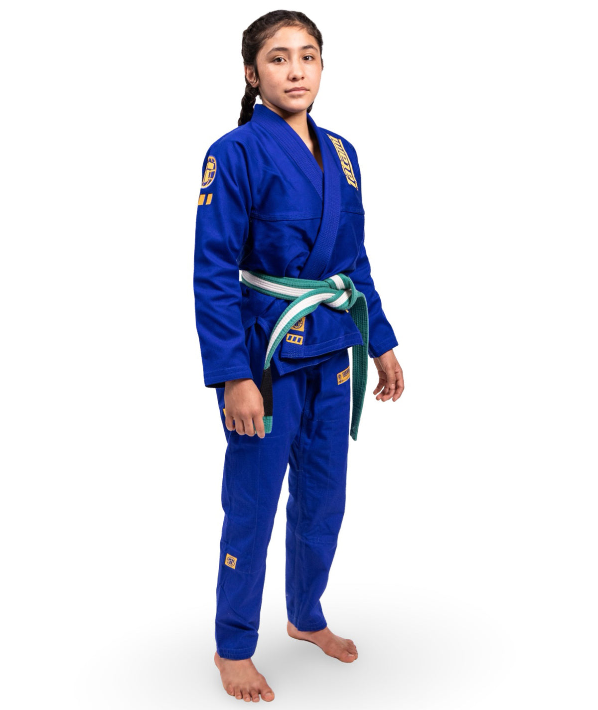 Kids Pro Series Gi - Blue & Champion Gold