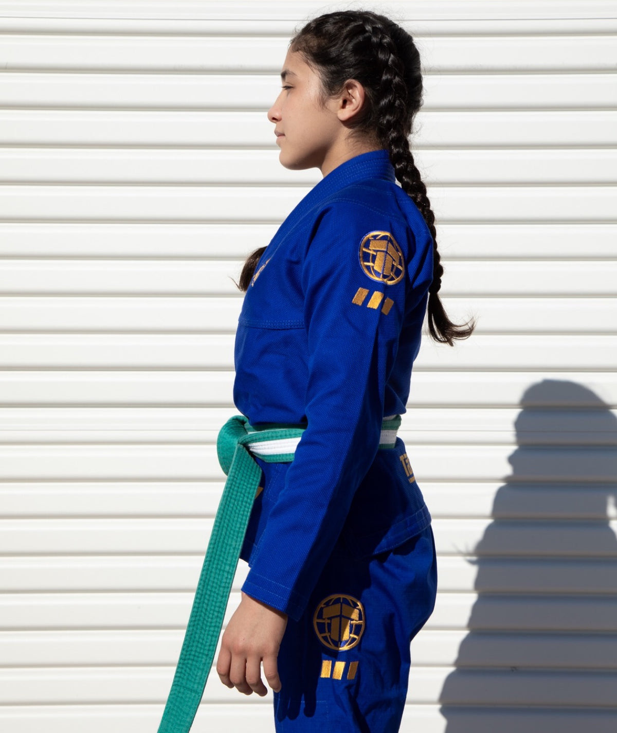 Kids Pro Series Gi - Blue & Champion Gold