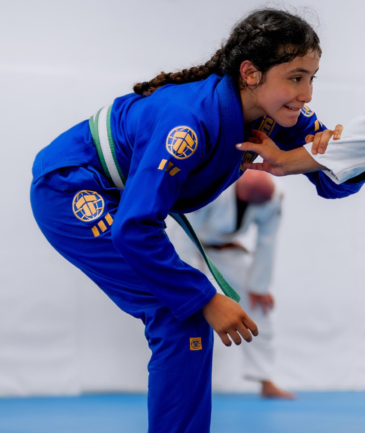 Kids Pro Series Gi - Blue & Champion Gold