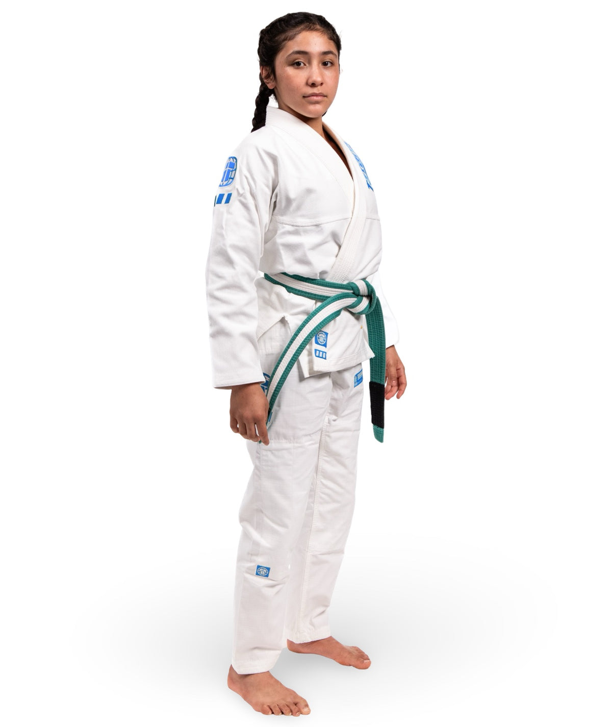 Kids Pro Series Gi - White & Sky Blue