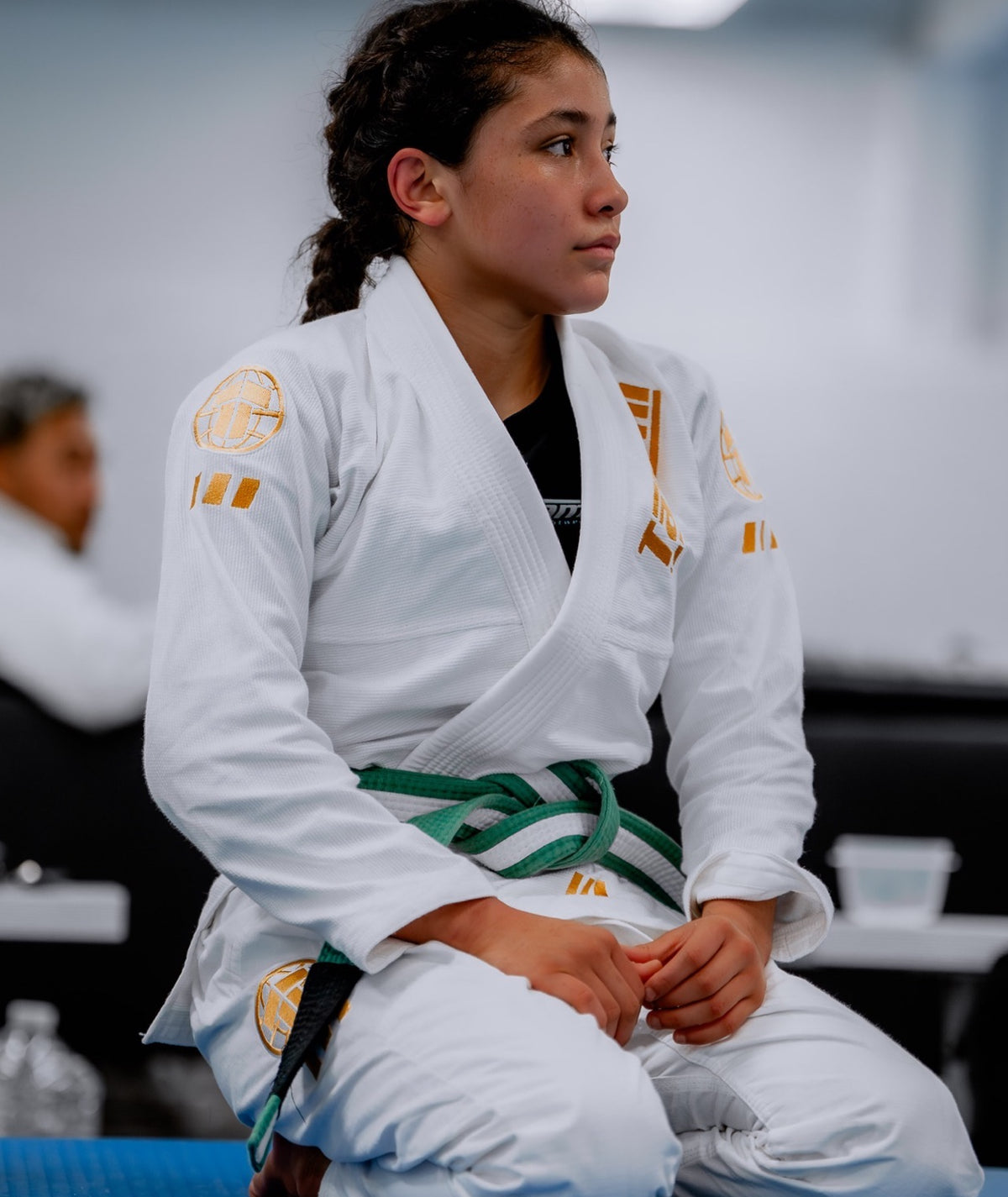 Kids Pro Series Gi - White & Champion Gold