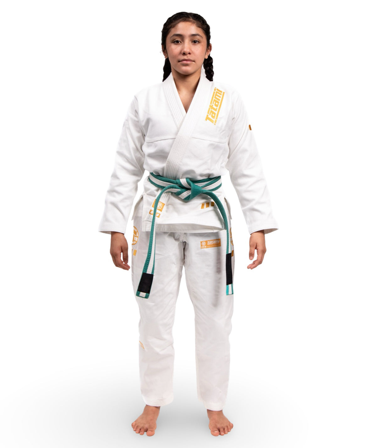 Kids Pro Series Gi - White & Champion Gold