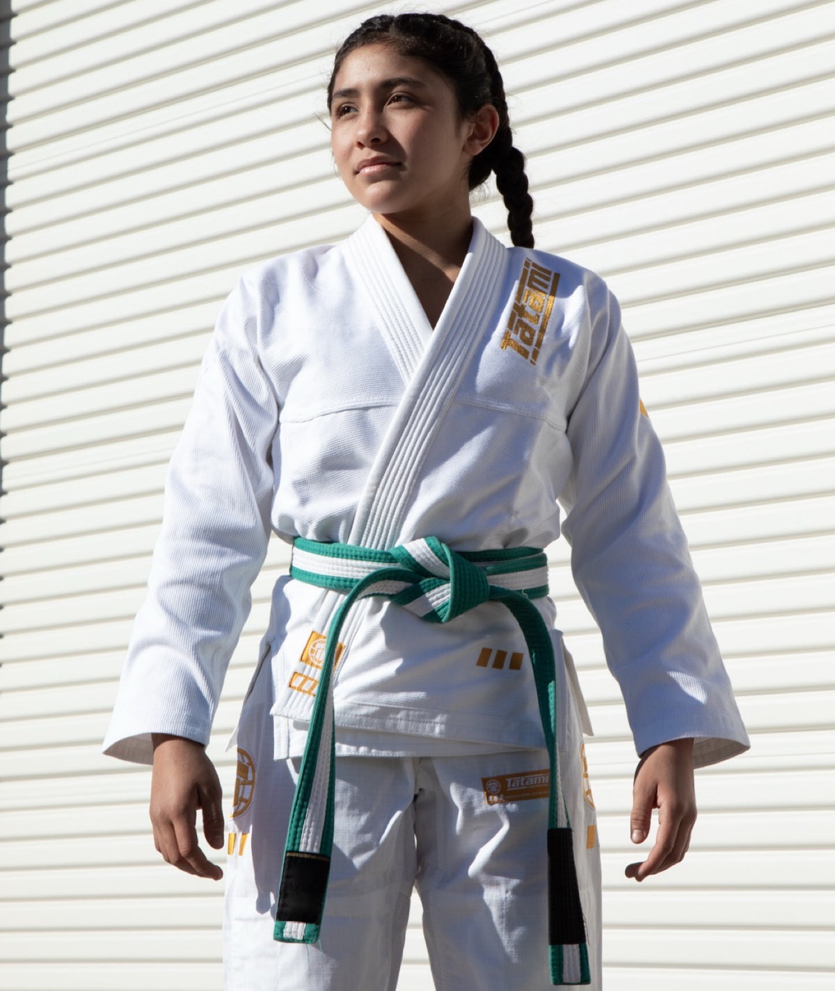 Kids Pro Series Gi - White & Champion Gold