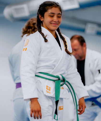 Kids Pro Series Gi - White & Champion Gold