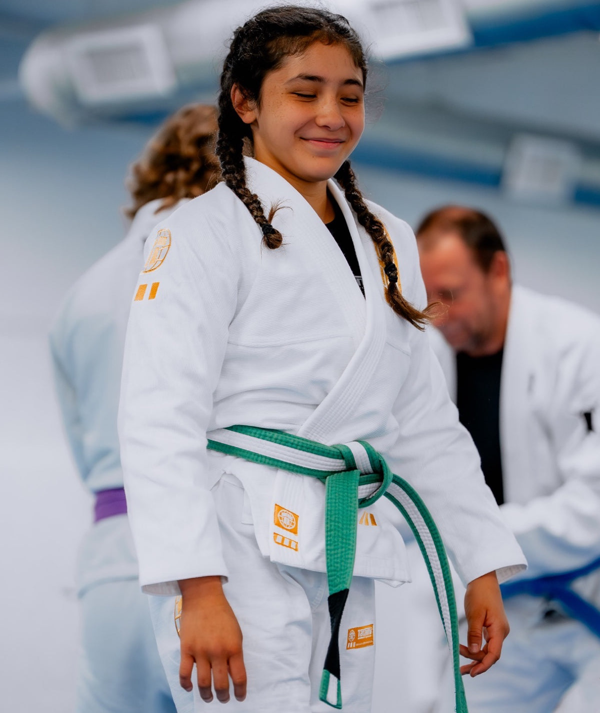 Kids Pro Series Gi - White & Champion Gold