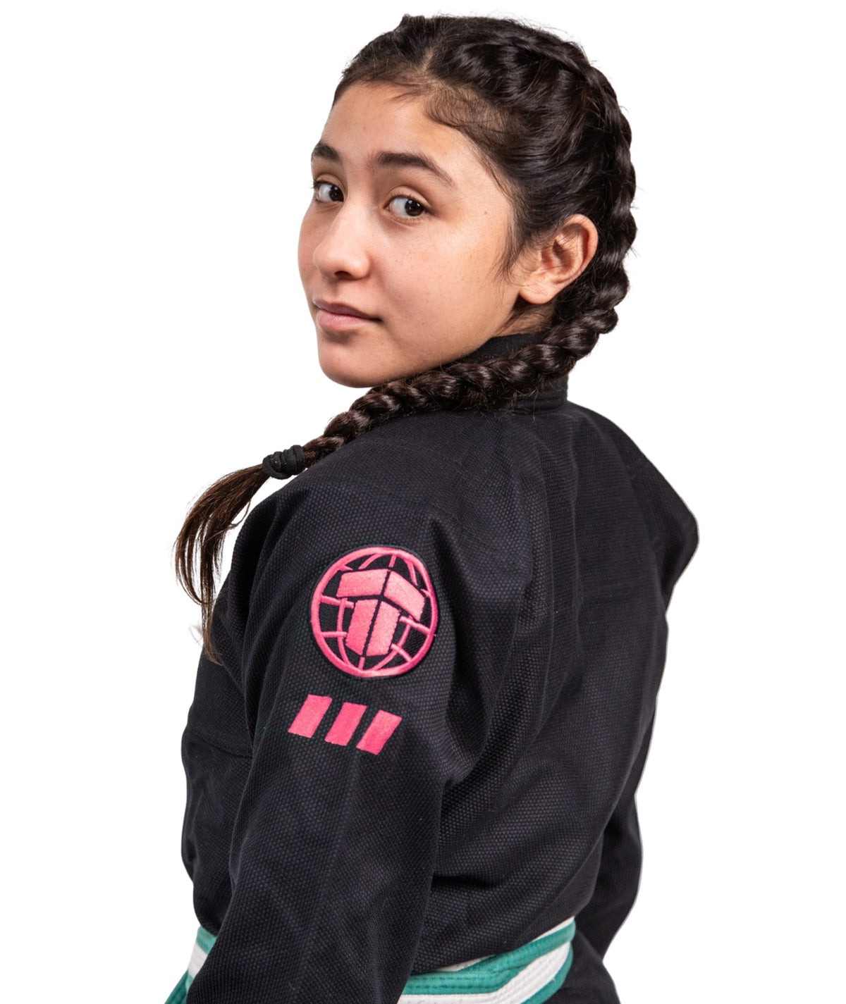 Kids Pro Series Gi - Black & Wild Rose