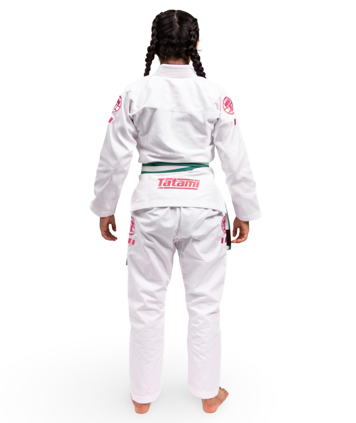 Kids Pro Series Gi - White & Wild Rose