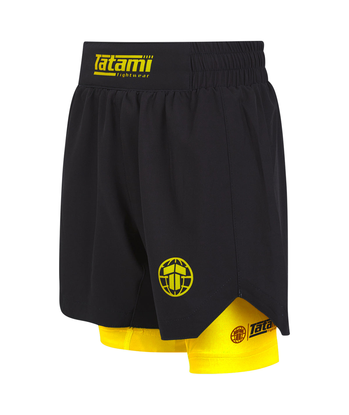 Kids Ranked Hybrid Shorts - Yellow