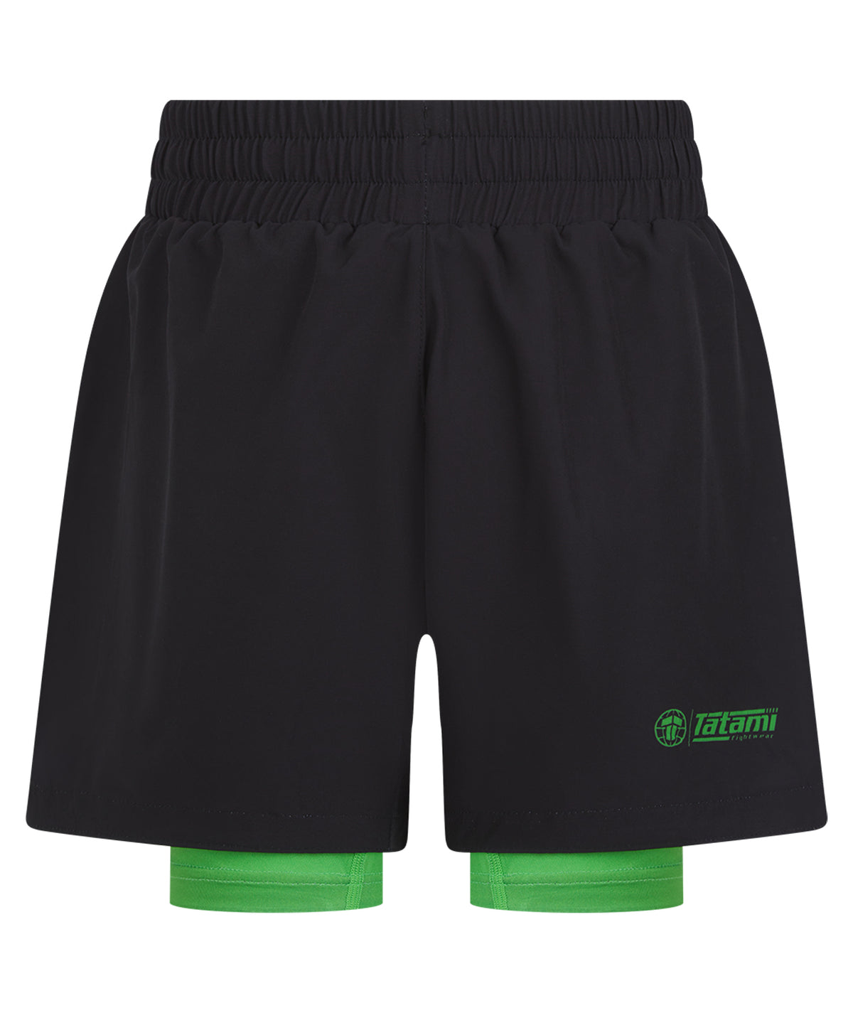 Kids Ranked Hybrid Shorts - Green