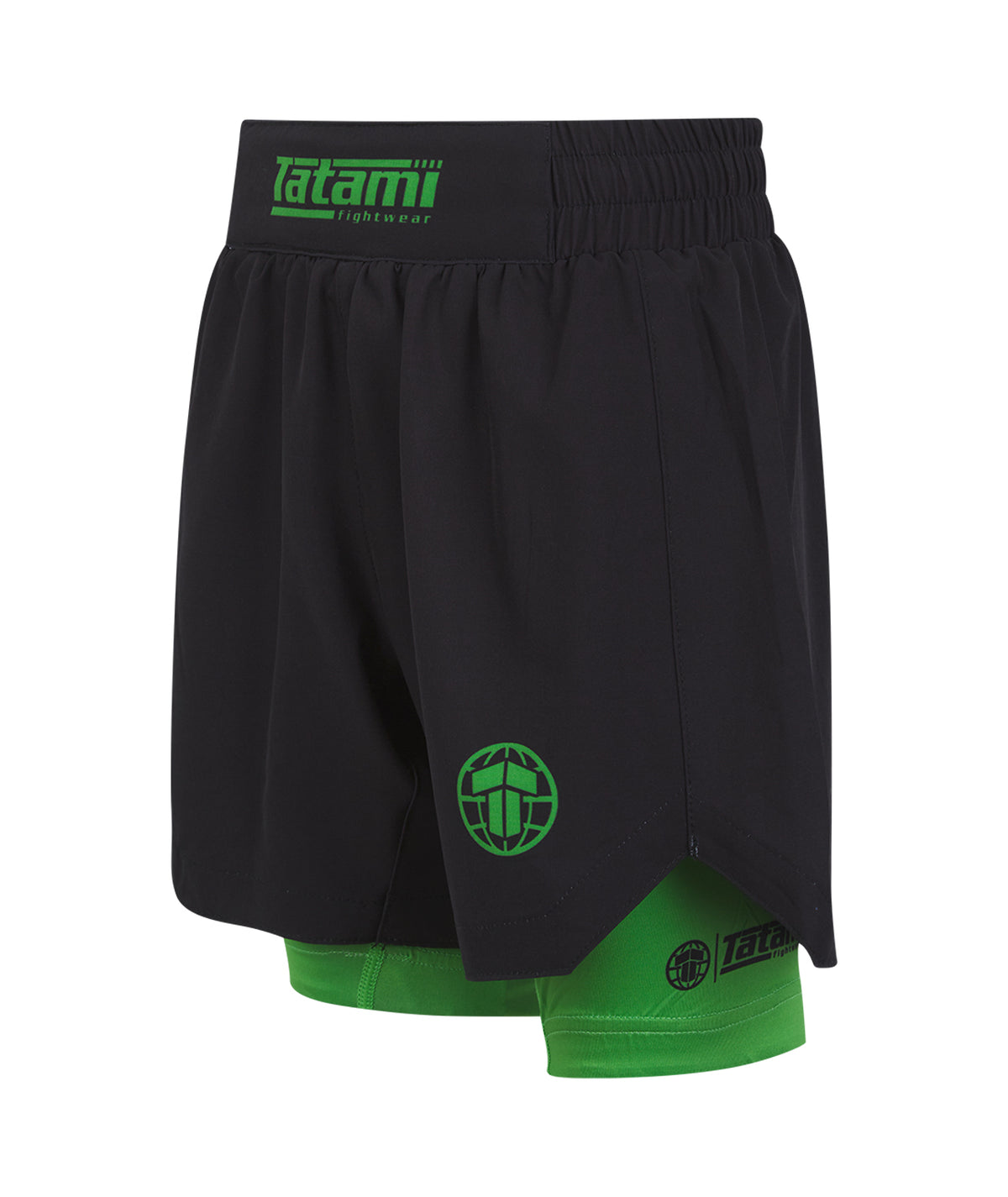 Kids Ranked Hybrid Shorts - Green
