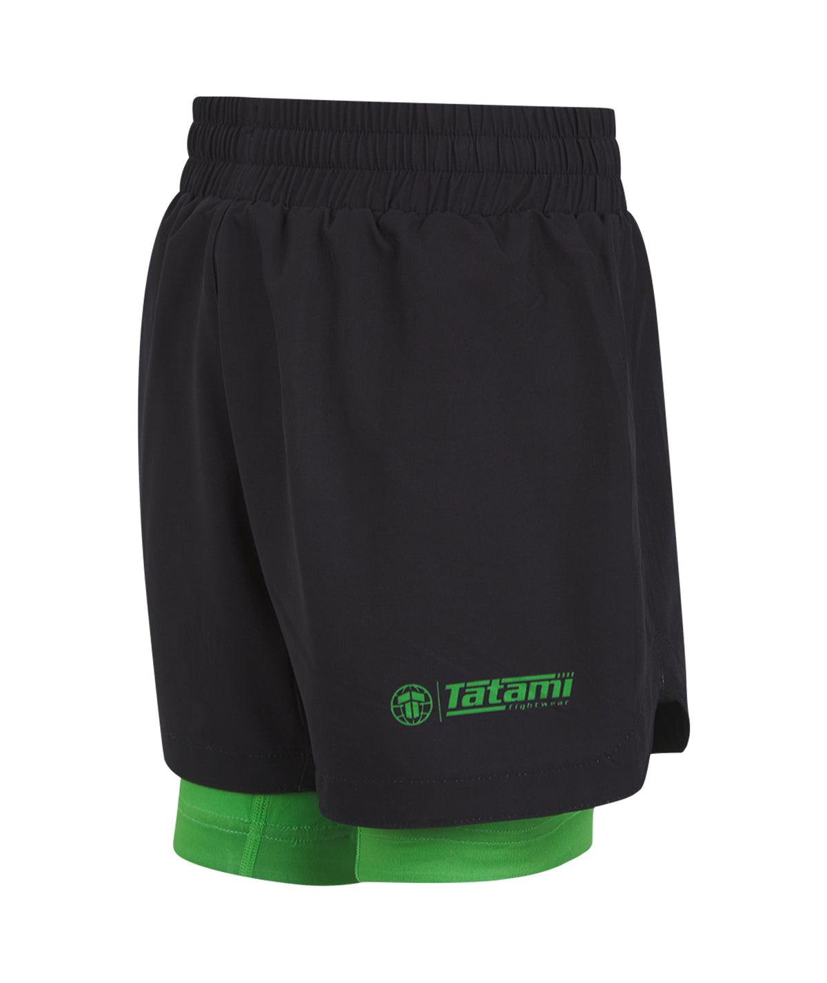 Kids Ranked Hybrid Shorts - Green