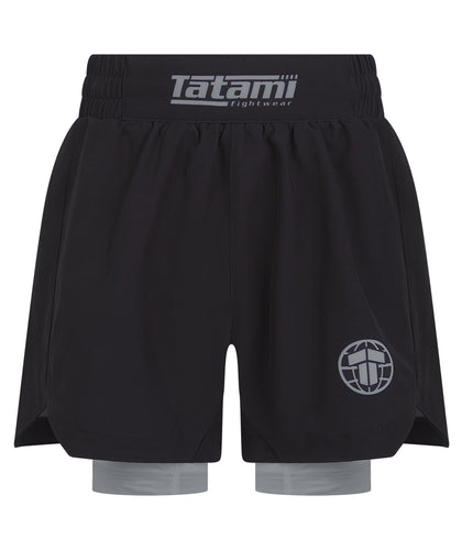 Kids Ranked Hybrid Shorts - Grey