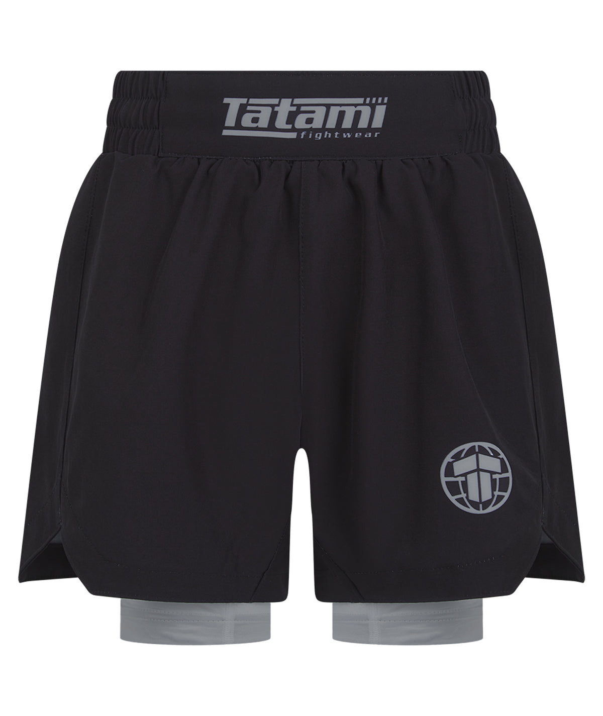 Kids Ranked Hybrid Shorts - Grey