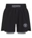 Kids Ranked Hybrid Shorts - Grey