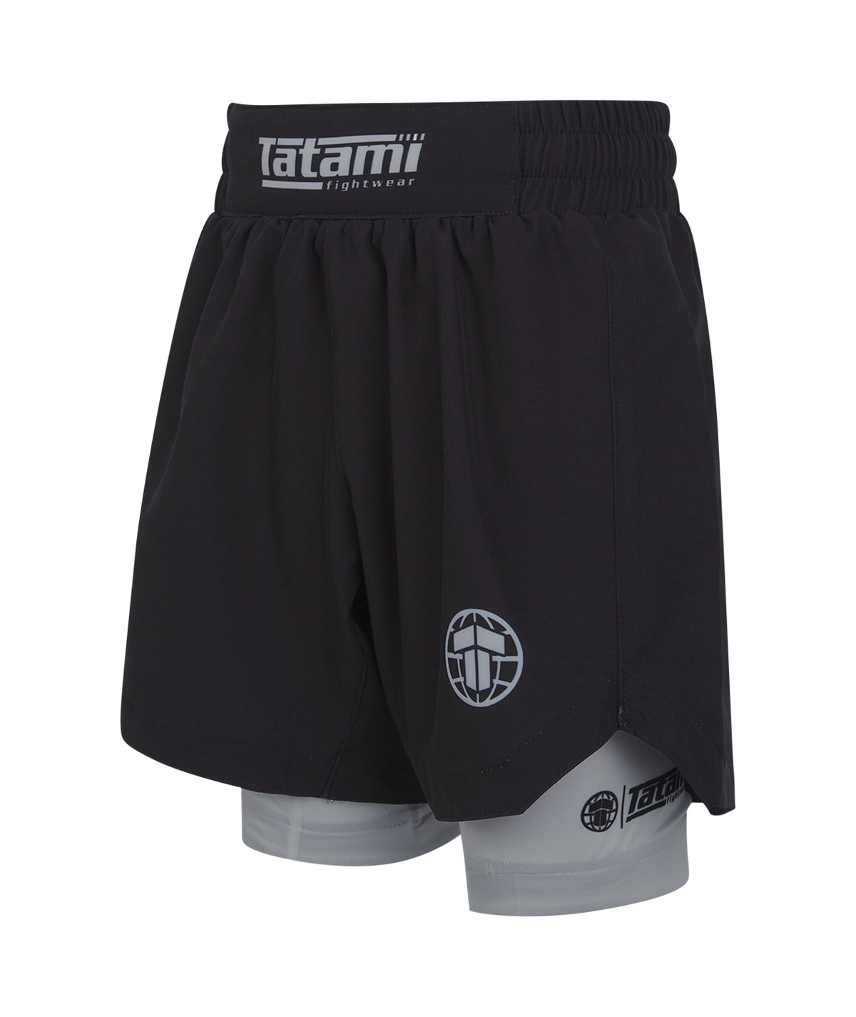 Kids Ranked Hybrid Shorts - Grey