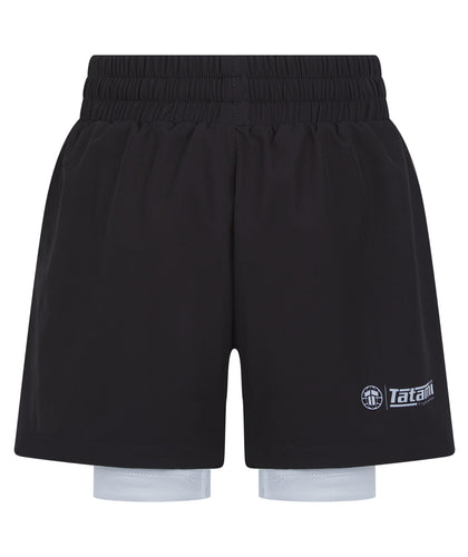 Kids Ranked Hybrid Shorts - White