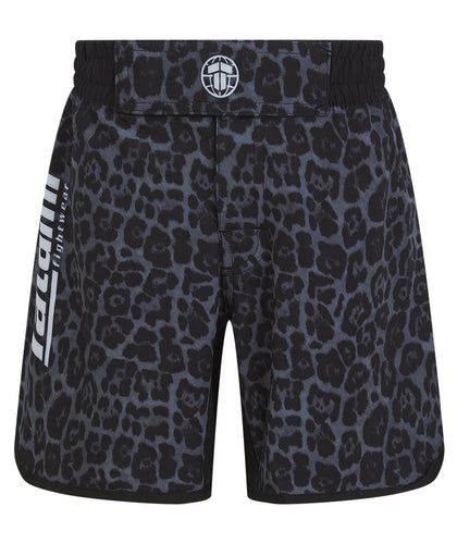 Kids Recharged Grappling Shorts - Grey Leopard