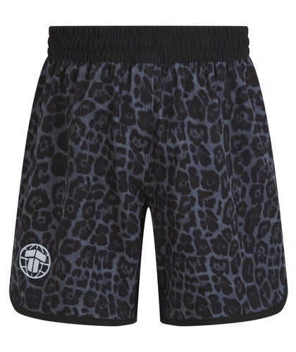 Kids Recharged Grappling Shorts - Grey Leopard