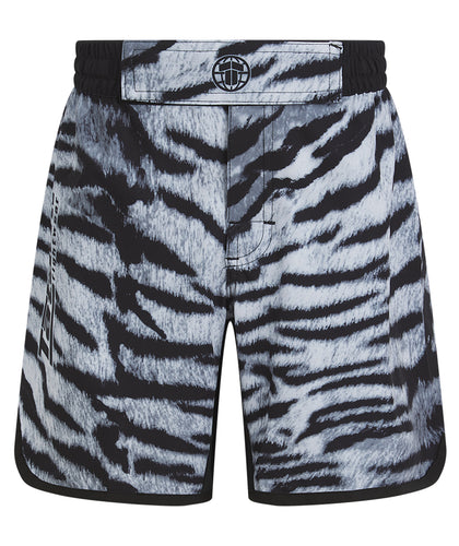 Kids Recharged Grappling Shorts - Grey Tiger