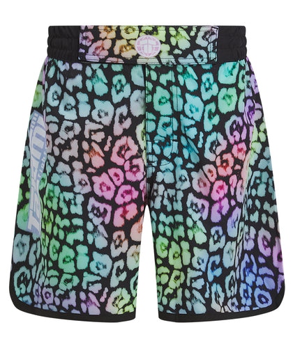 Kids Recharged Grappling Shorts - Multi Leopard