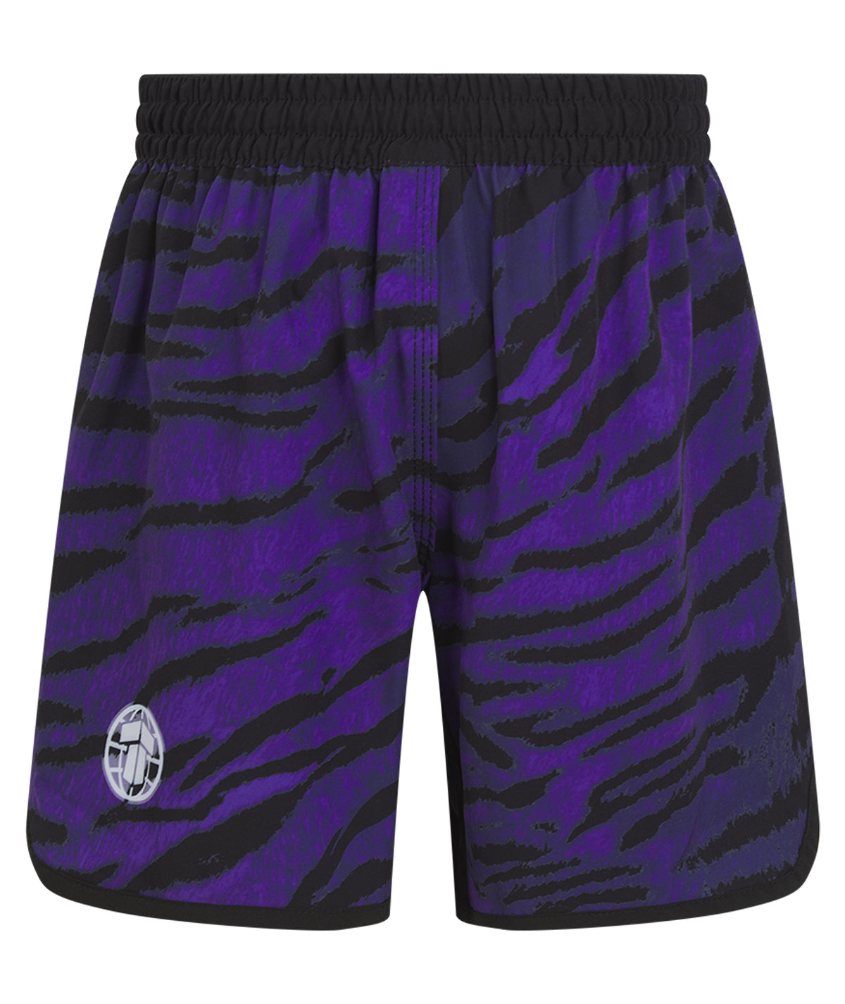 Kids Recharged Grappling Shorts - Purple Tiger