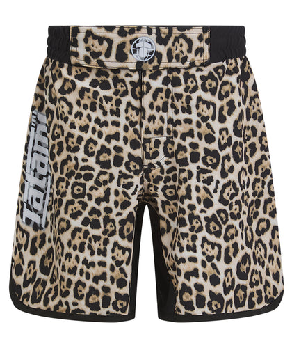 Kids Recharged Grappling Shorts - Leopard