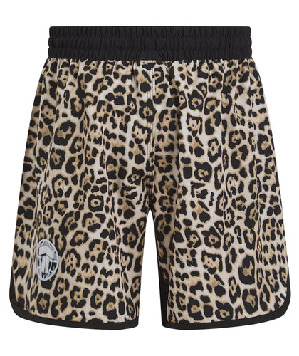 Kids Recharged Grappling Shorts - Leopard