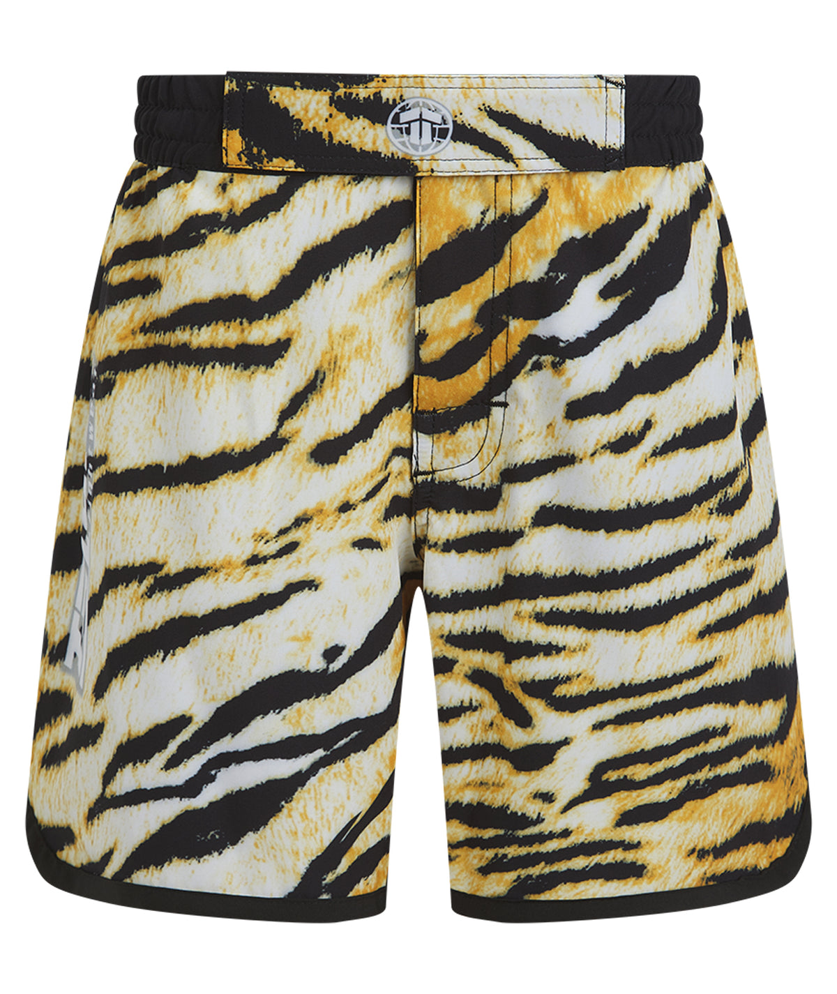 Kids Recharged Grappling Shorts - Yellow Tiger