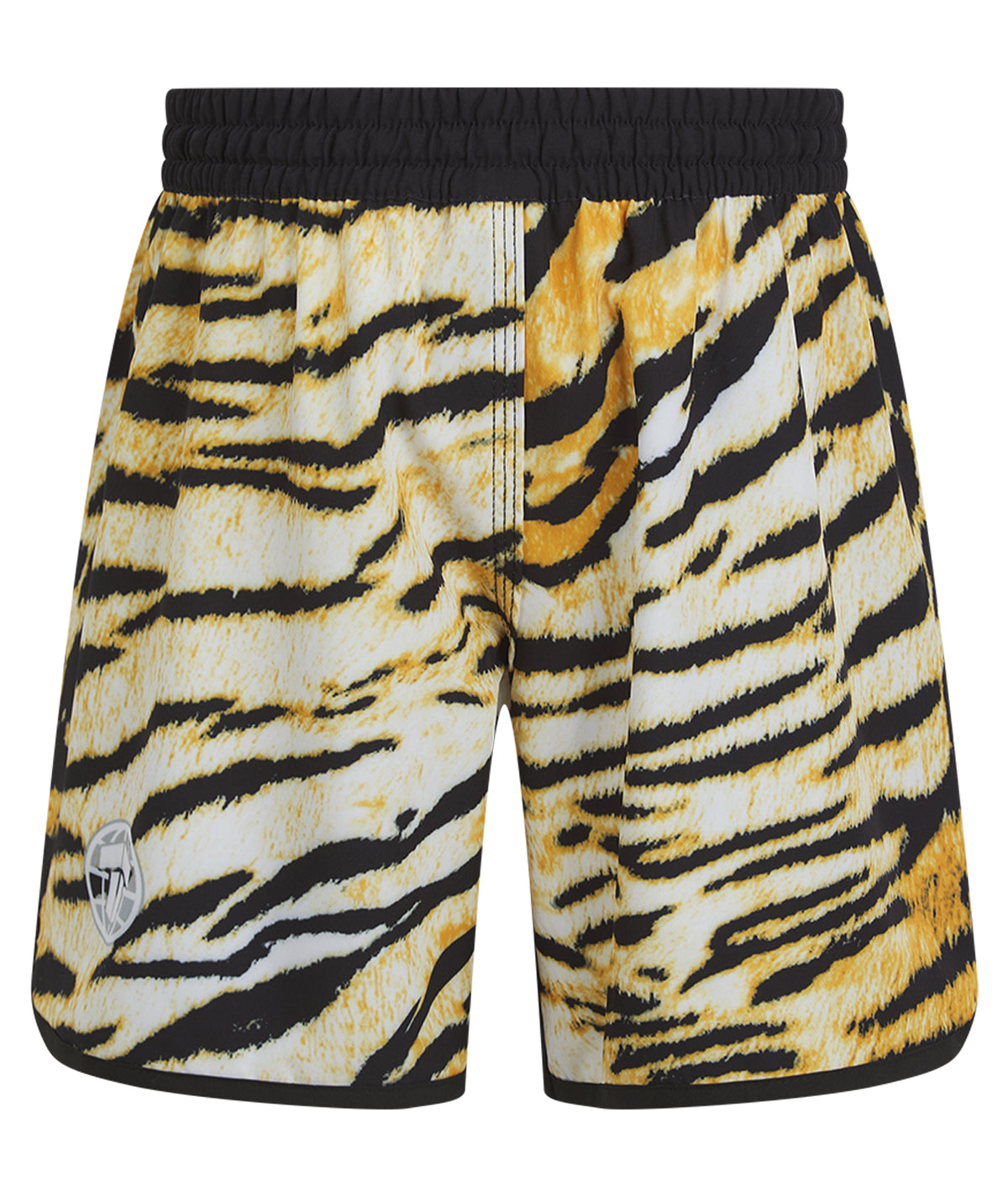 Kids Recharged Grappling Shorts - Yellow Tiger