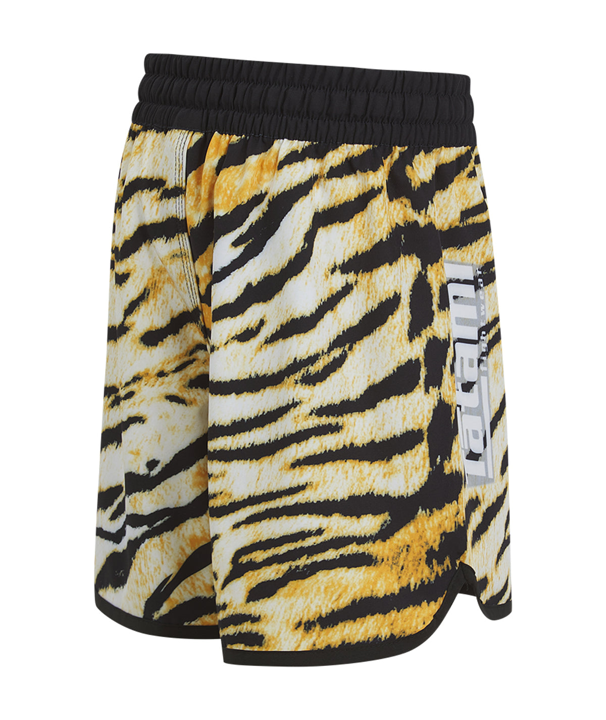 Kids Recharged Grappling Shorts - Yellow Tiger