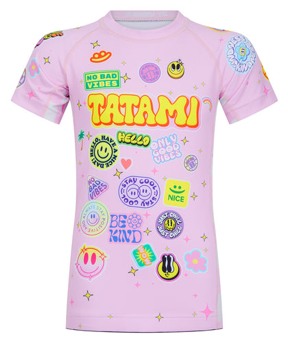 Kids Sticker Bomb Rash Guard