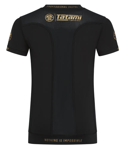 Kids Tatami Pro Rash Guard - Black & Gold