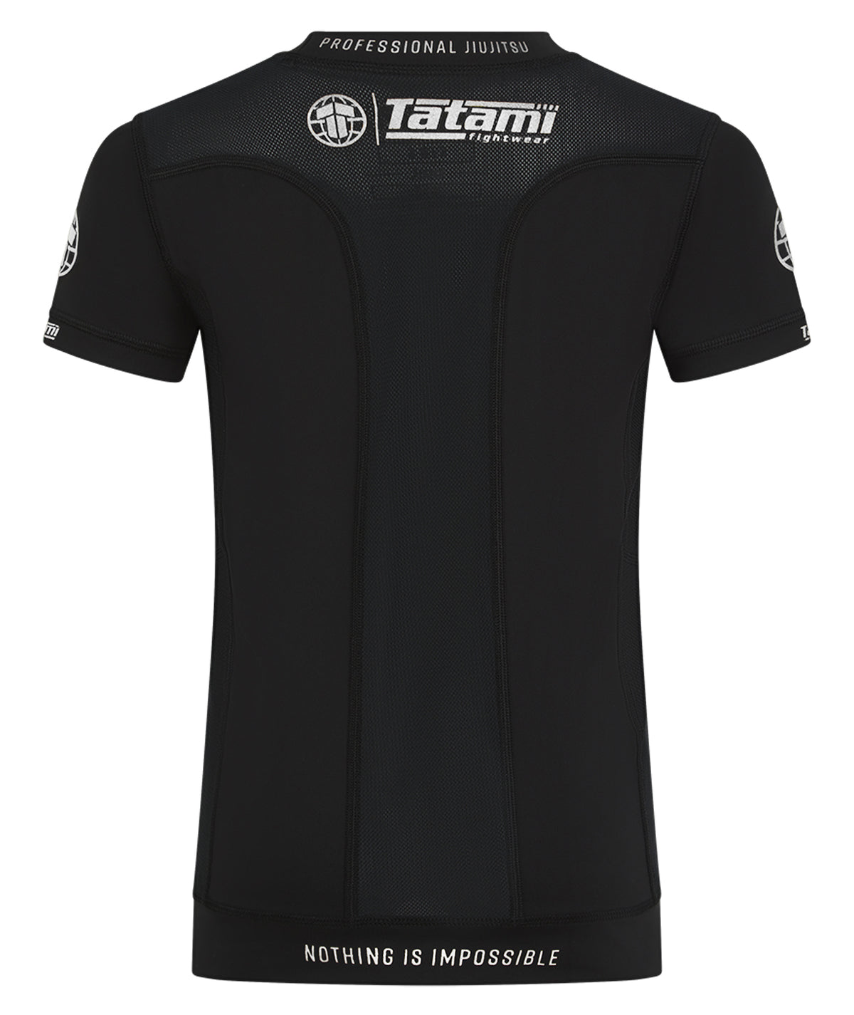 Kids Tatami Pro Rash Guard - Black & Silver