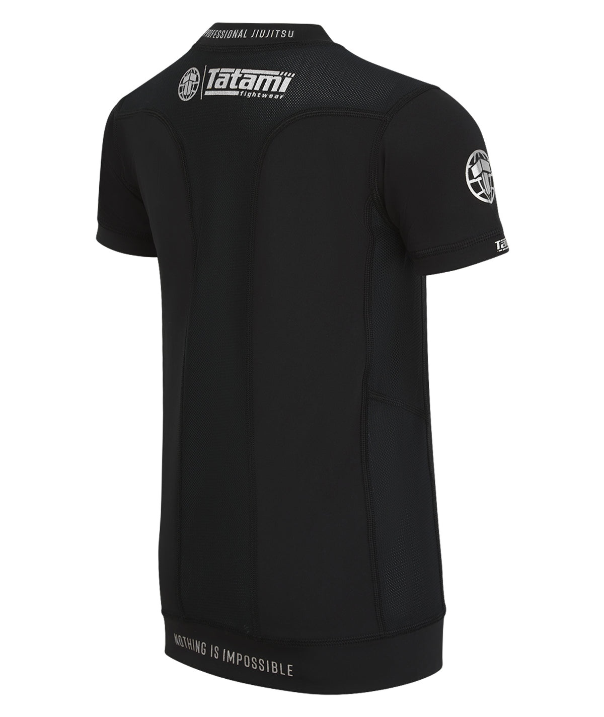 Kids Tatami Pro Rash Guard - Black & Silver