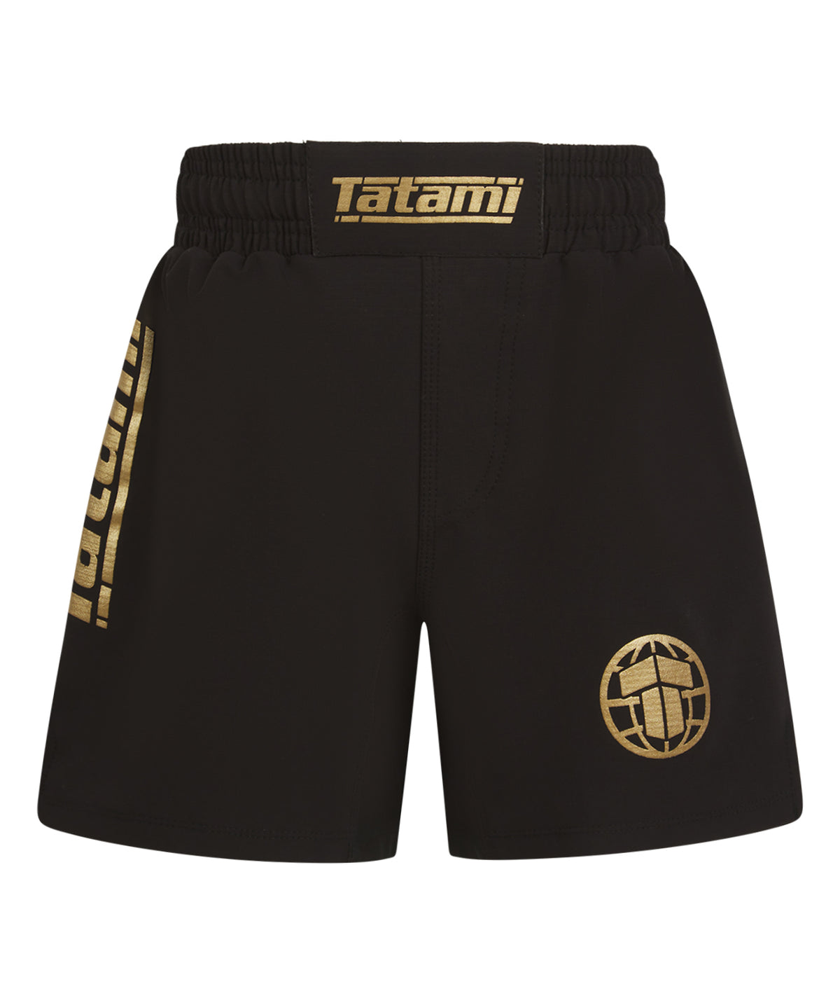 Kids Tatami Pro Grappling Shorts - Black & Gold