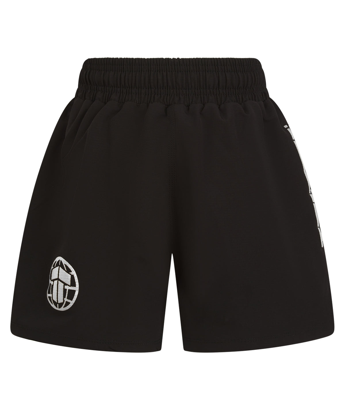 Kids Tatami Pro Grappling Shorts - Black & Silver
