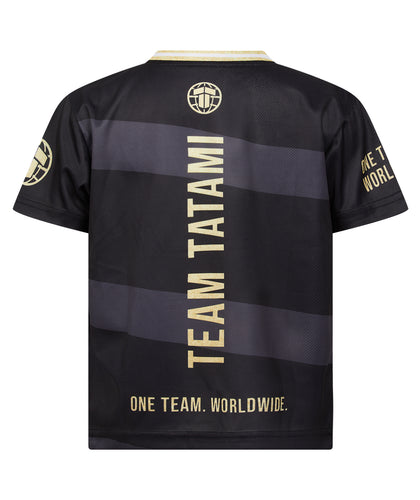 Kids Team Tatami Mesh T-Shirt - Black & Gold