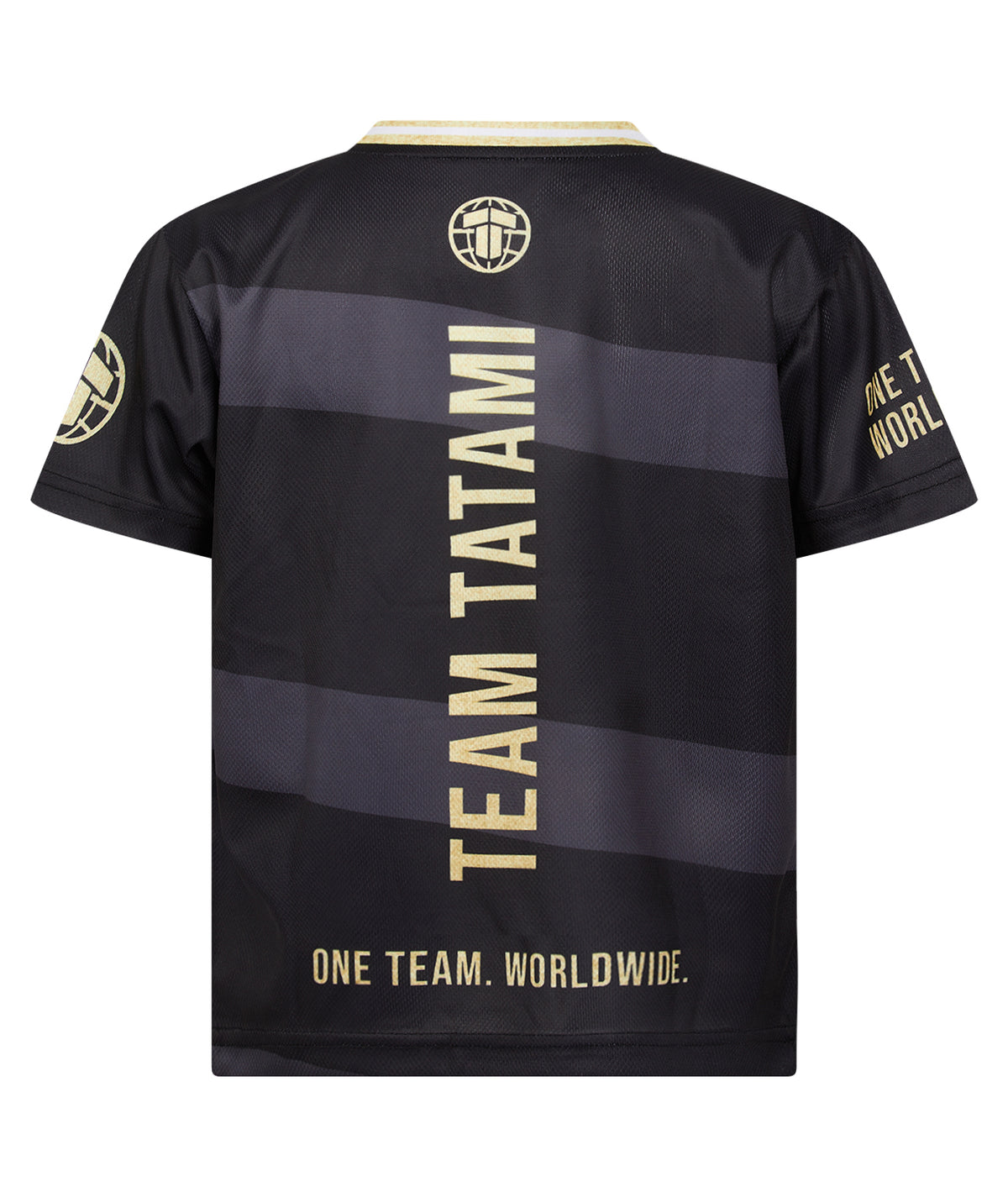 Kids Team Tatami Mesh T-Shirt - Black & Gold