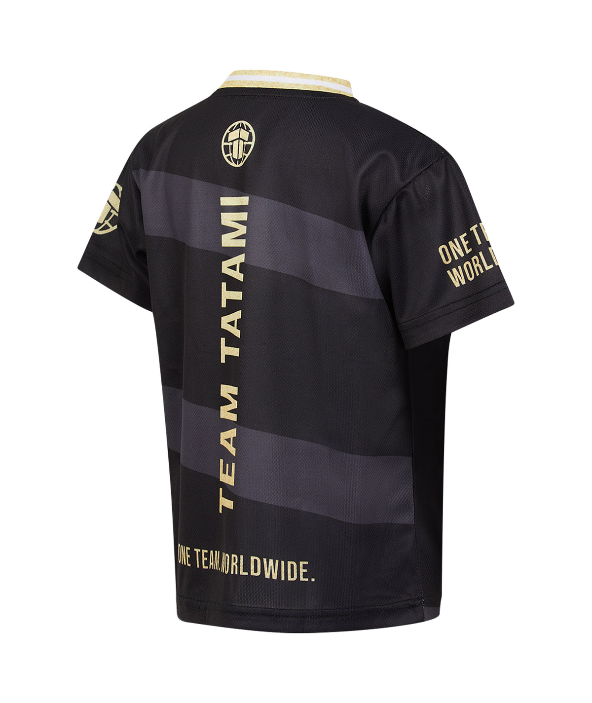 Kids Team Tatami Mesh T-Shirt - Black & Gold
