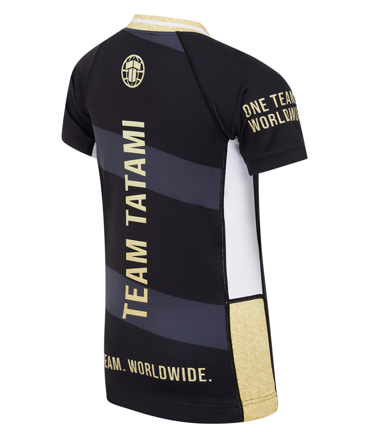 Kids Team Tatami Rash Guard - Black & Gold