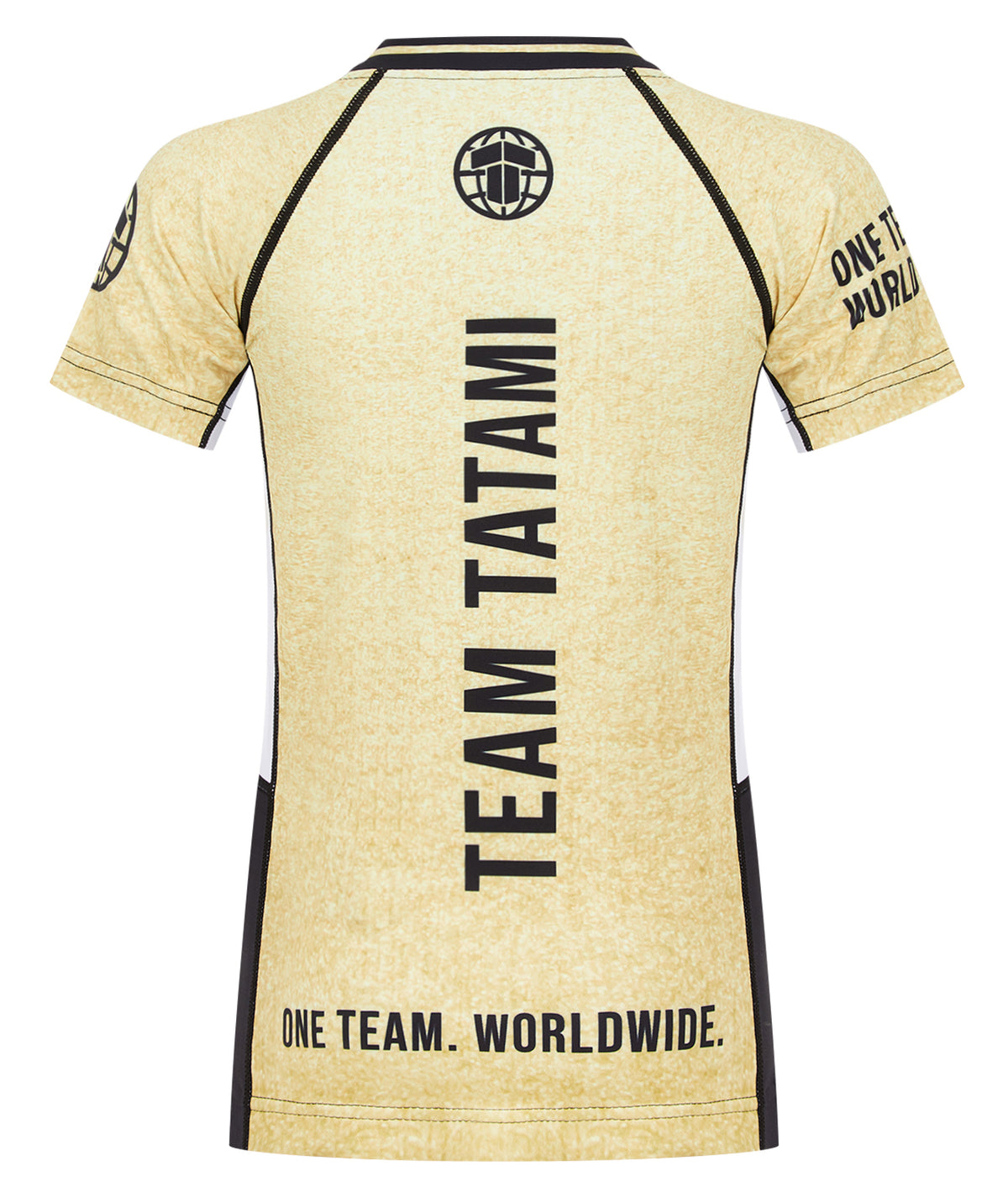 Kids Team Tatami Short Sleeve Rash Guard - Gold