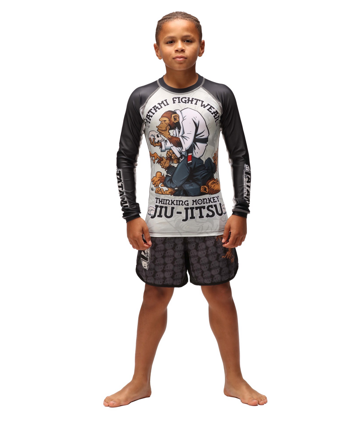 Kids Thinker Monkey Rash Guard