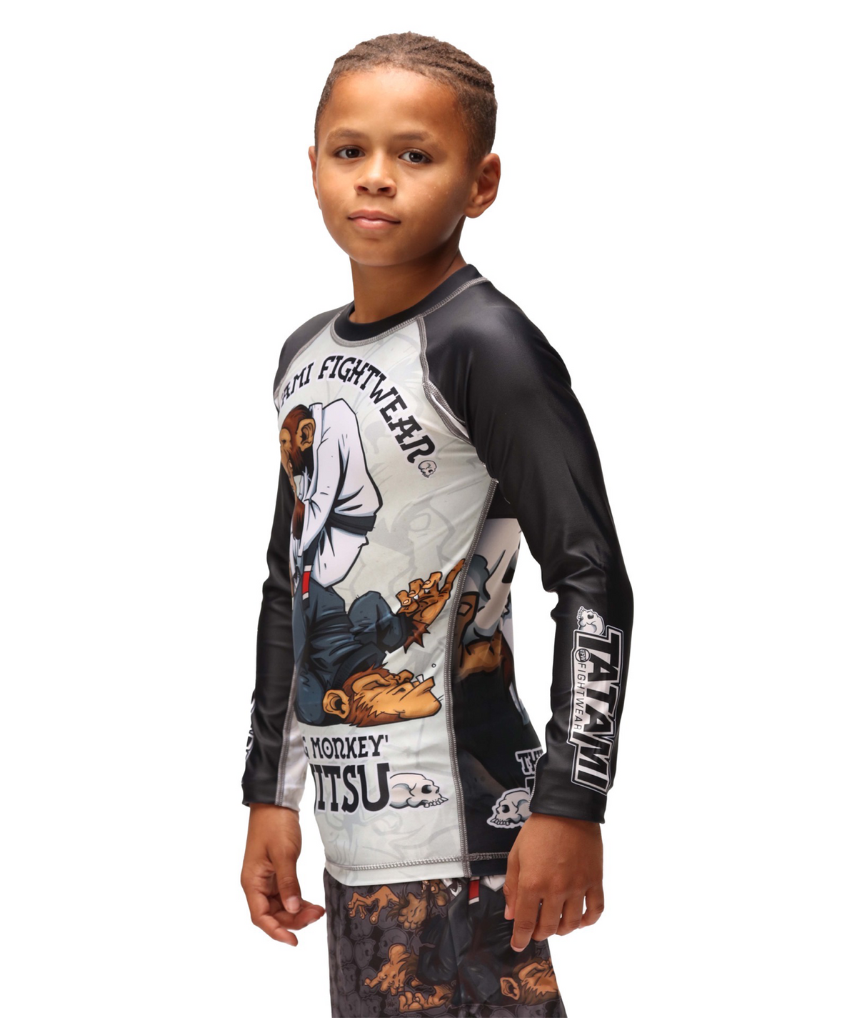 Kids Thinker Monkey Rash Guard