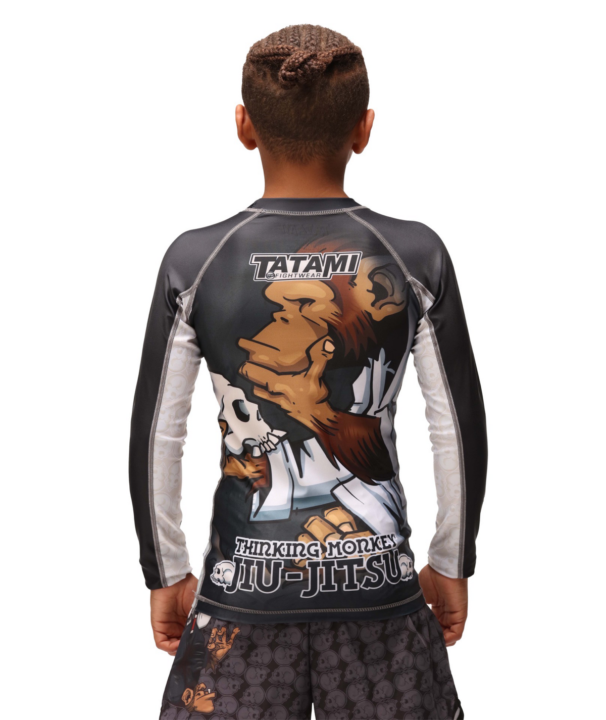 Kids Thinker Monkey Rash Guard
