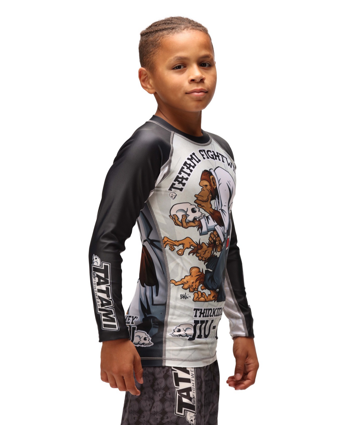 Kids Thinker Monkey Rash Guard