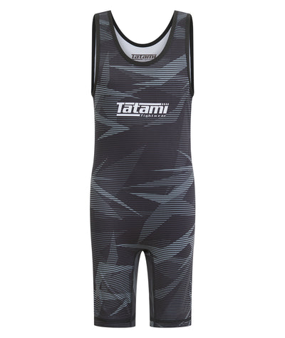 Kids Wrestling Singlets - Black