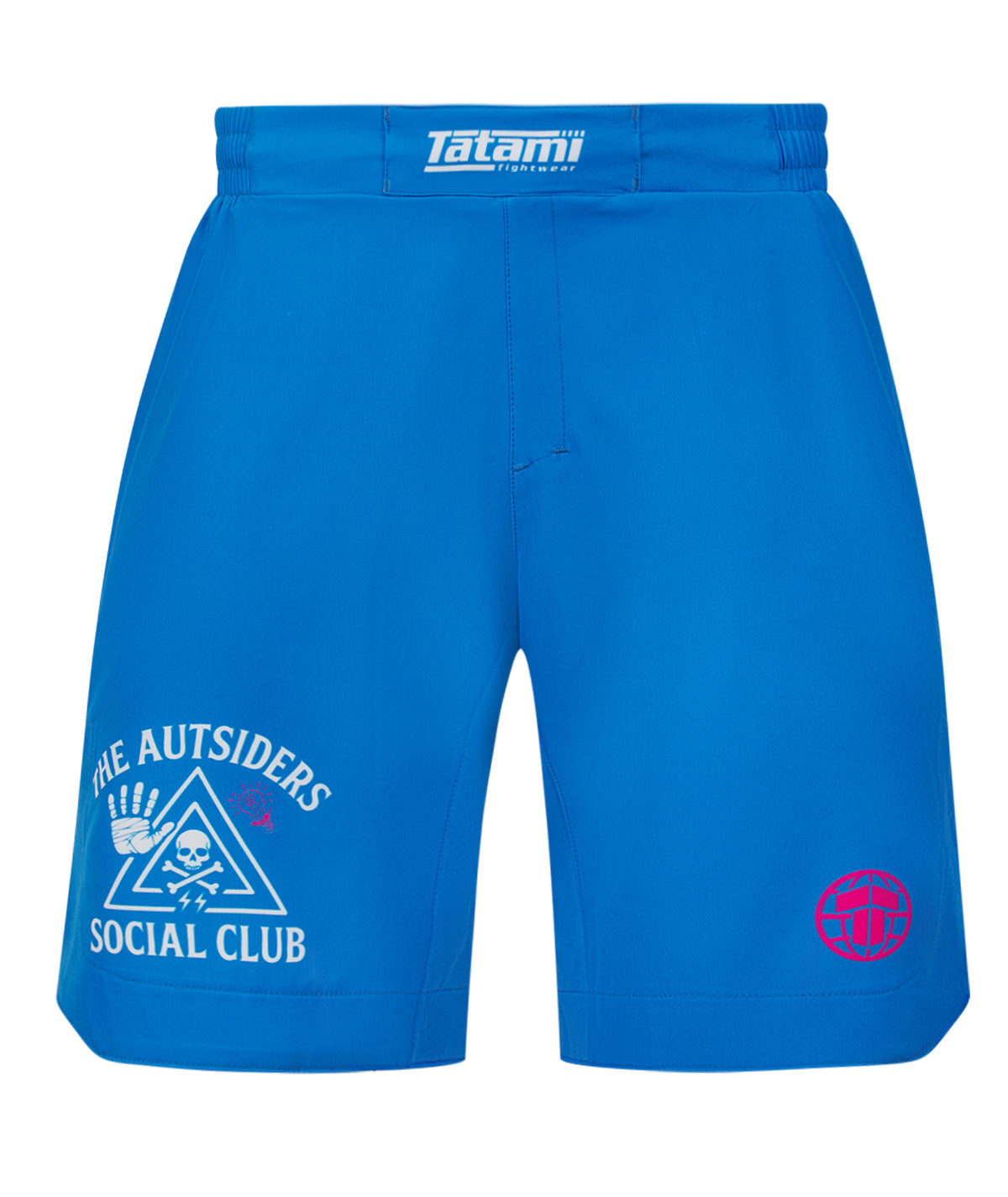 Ladies Autsiders Social Club Grappling Shorts - Blue