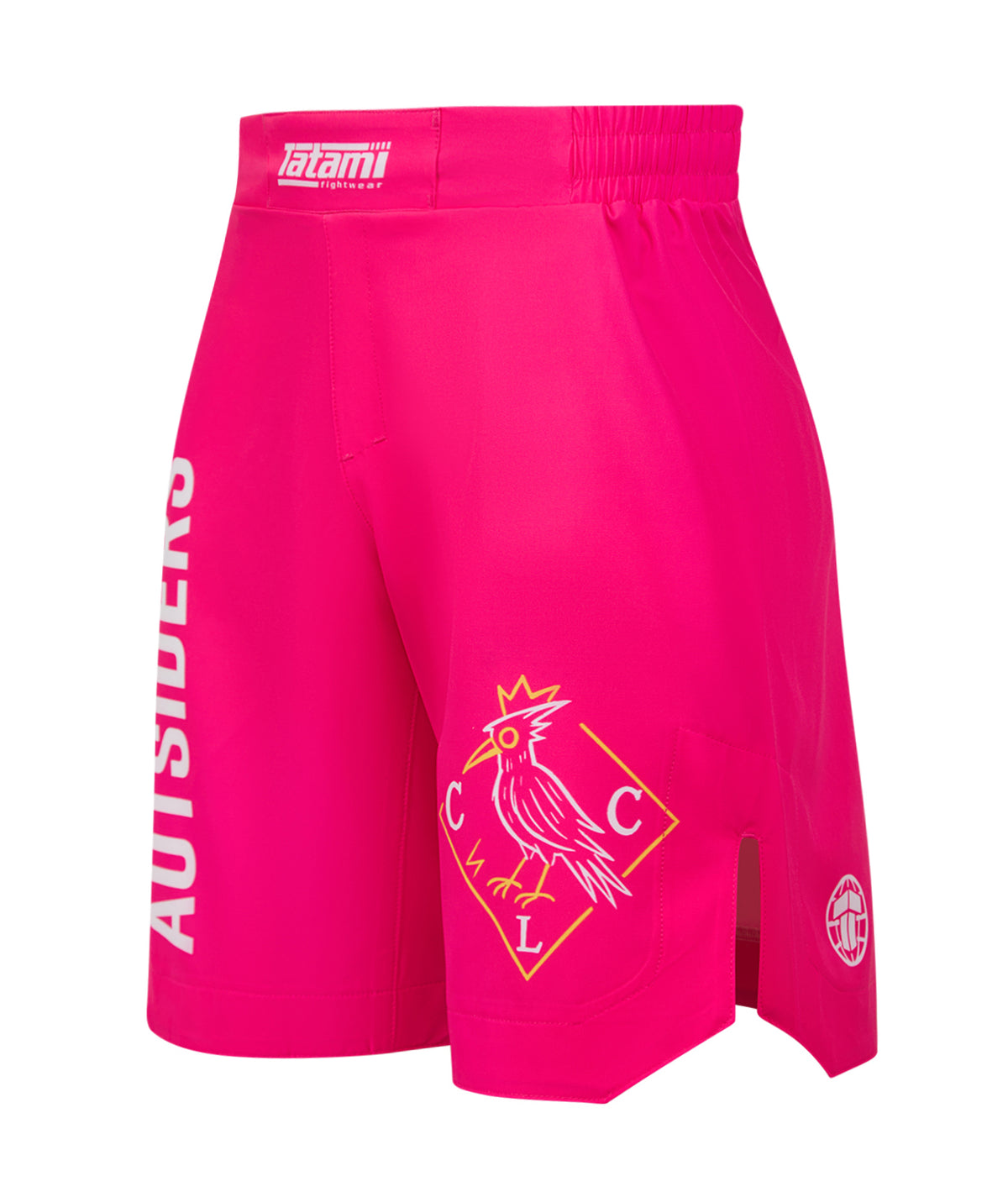 Ladies Autsiders Zero Contact Grappling Shorts - Pink
