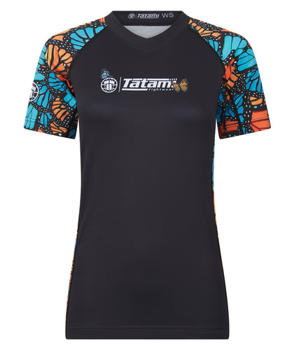 Ladies Butterfly Rash Guard