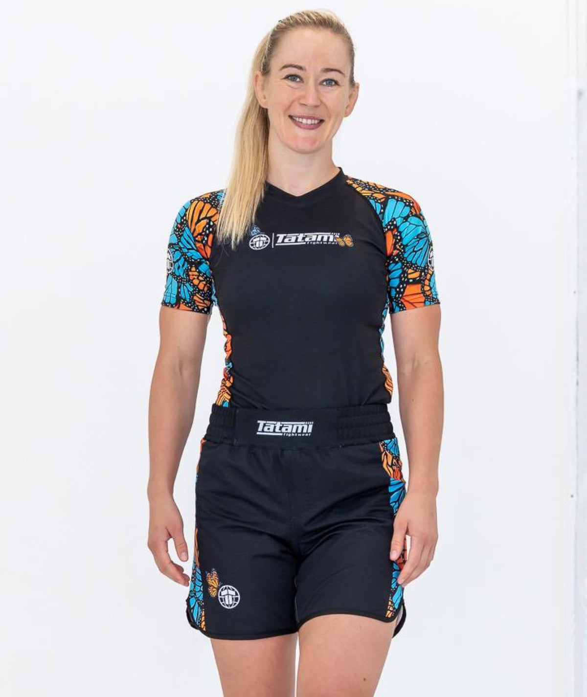Ladies Butterfly Rash Guard